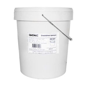Огнестойкий герметик ДКС DS1201, ведро 20 кг