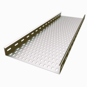 Перфорированный лоток 400х50 мм телескопический Flexel