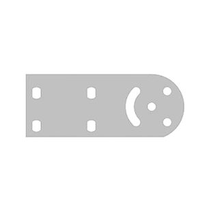 Пластина шарнирного соединителя SCaT H=80 мм