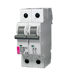 Автоматический выключатель ETIMAT 10 2p D 32А (10 kA)